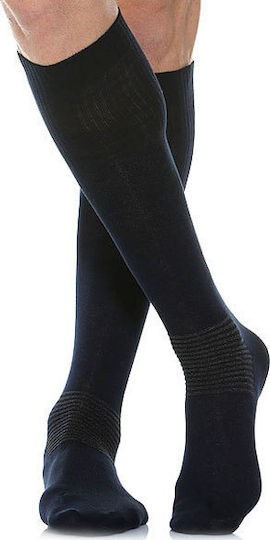 Relaxsan Short Socks Calf High with X-Static Fiber Black
