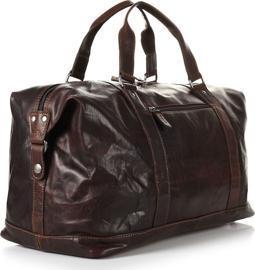 Beverly Hills Polo Club Sack Voyage Brown made of Leather L50xW25xH28cm