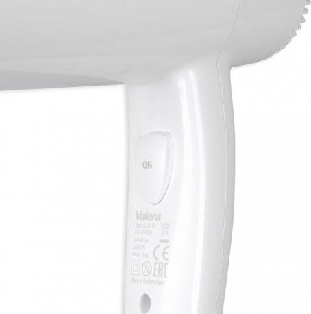 Valera Premium 1200 Super White Hotel Hair Dryer 1.2kW with Spiral Cable up to 230cm