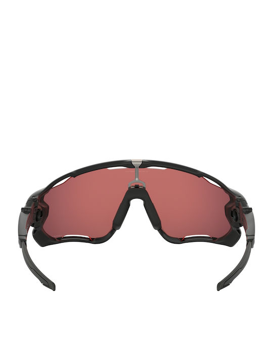 Oakley Jawbreaker Men's Sunglasses with Black Plastic Frame and Orange Lens OO9290-48