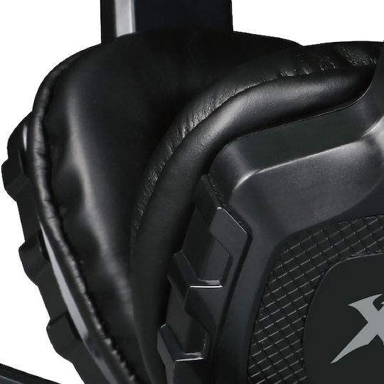 Xtrike Me HP-302 Über Ohr Gaming-Headset mit Verbindung 2x3,5mm Schwarz