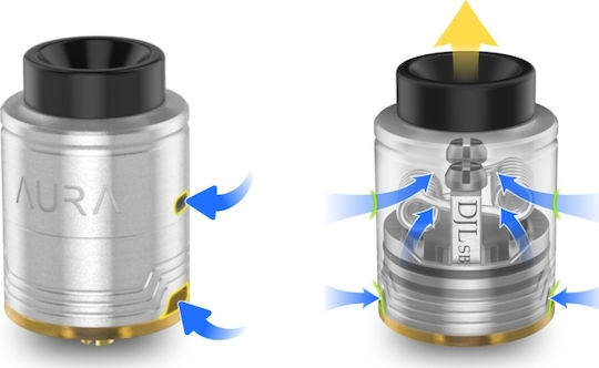 Digiflavor Aura BF RDA 1.5ml Silver