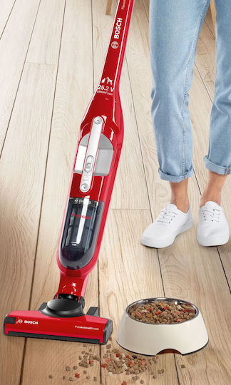 Bosch Rechargeable 2 in 1 Stick & Handheld Vacuum 25.2V Red BBH3ZOO25