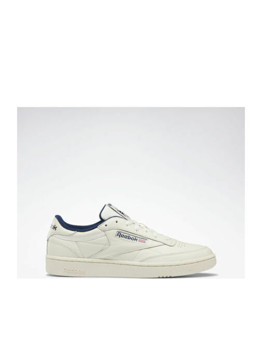 Reebok Club C 85 Ανδρικά Sneakers Λευκά