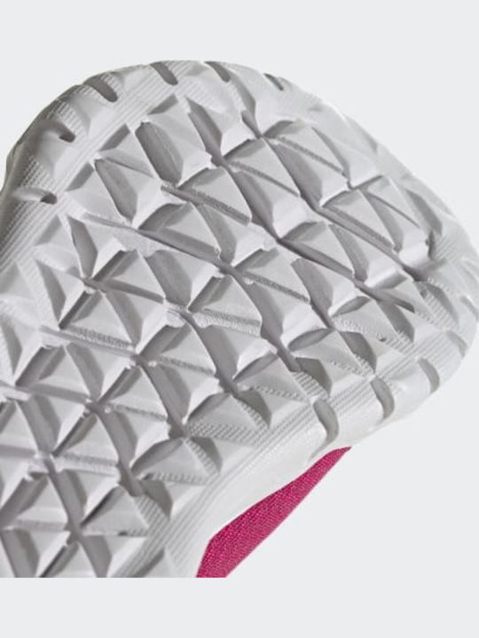 Rapidaflex Kids Sports Shoes Running with Hoop & Loop Closure Real Magenta / Collegiate Burgundy