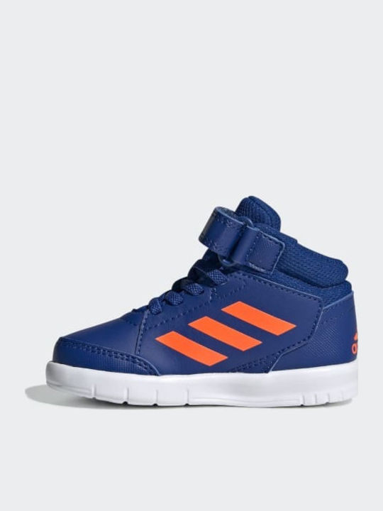 AltaSport Mid Kids Sneakers High with Scratch Collegiate Royal / Solar Orange / Cloud White