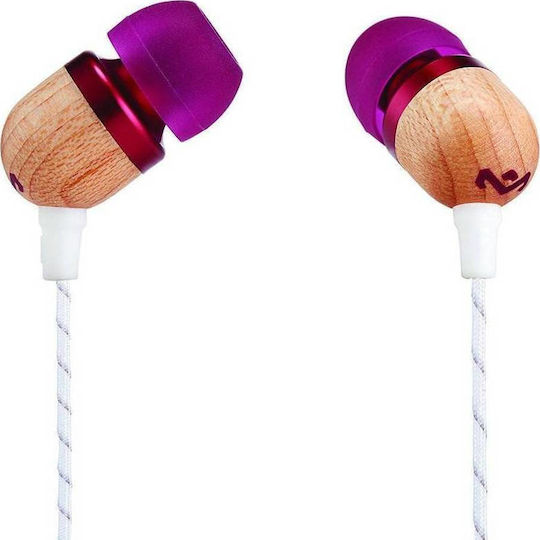 The House Of Marley Smile Jamaica Mic In-ear Handsfree with 3.5mm Connector Purple