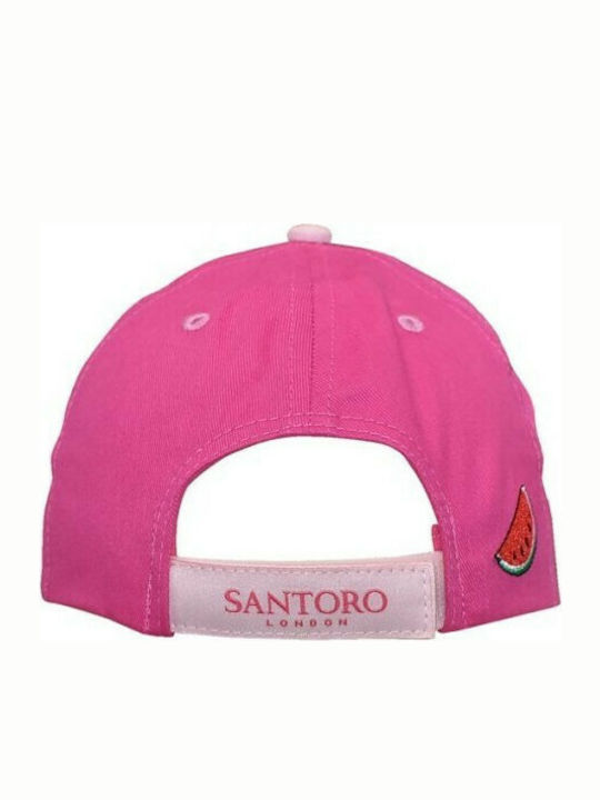 Santoro Παιδικό Καπέλο Jockey Υφασμάτινο Gorjuss Every Summer Has a Story για Κορίτσι Φούξια