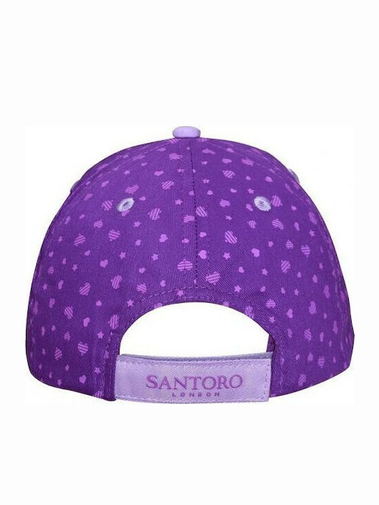 Santoro Kids' Hat Jockey Gorjuss Friends Walk Together Purple