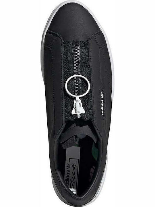 Sleek Zip Sneakers Core Black / Crystal White