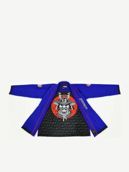 Okami Sentoki Gi Gold Weave Men's Brazilian Jiu Jitsu Jacket Blue