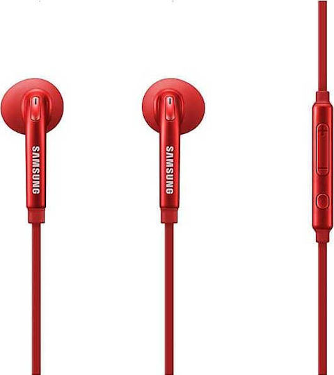 Samsung EG920 Earbuds Handsfree with 3.5mm Connector Red