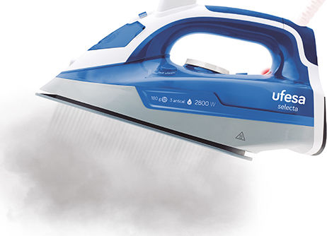 Ufesa UFESA PV3280 Fier de Călcat cu Aburi 2800W cu Talpă Ceramică și Debit Continu de Abur 30g/min