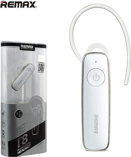 Remax RB-T8 Earbud Bluetooth Handsfree Earphone White