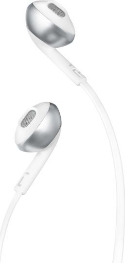 JBL Tune 205 Earbuds Handsfree with 3.5mm Connector Silver