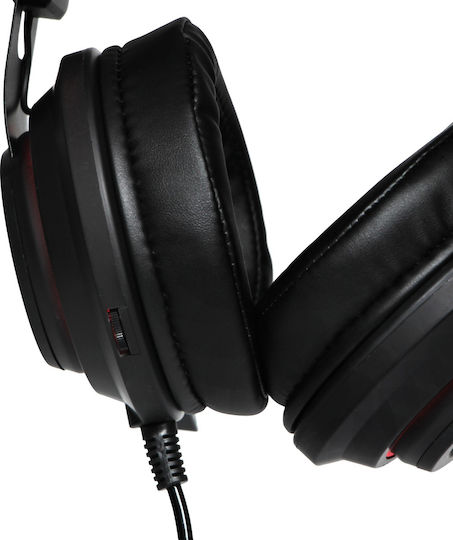 Red Fighter Red Fighter H3 Over Ear Gaming Headset with Connection 2x3.5mm / USB