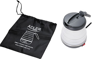 Adler Βραστήρας Ταξιδίου 600ml 750W Λευκός