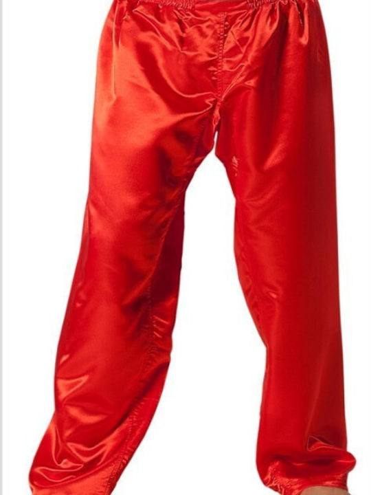 Olympus Sport Standard Kickboxing Pants Ενηλίκων Παντελόνι Kick Boxing Κόκκινο