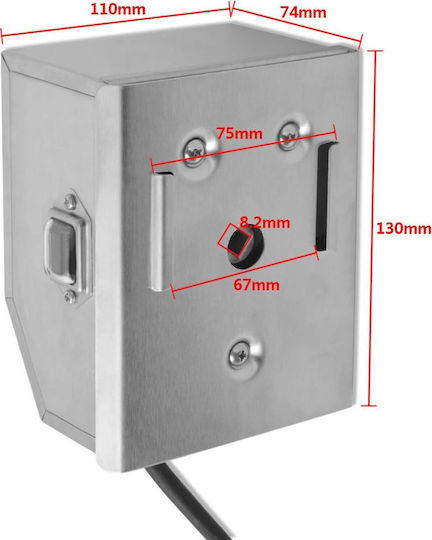 vidaXL Grillspieß 120cm