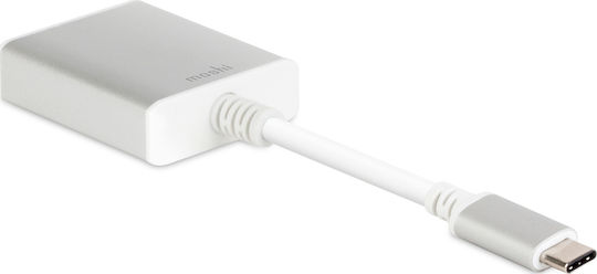 Moshi Μετατροπέας USB-C male σε HDMI female Ασημί 1τμχ 99MO084202