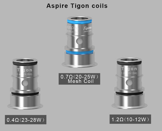 Aspire Tigon Αντιστάση Ηλεκτρονικών Τσιγάρων 0.7ohm (RDL)