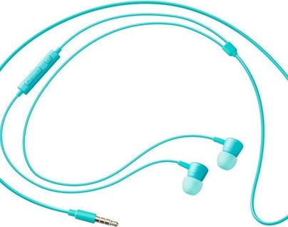 Samsung HS130 In-ear Handsfree with 3.5mm Connector Light Blue