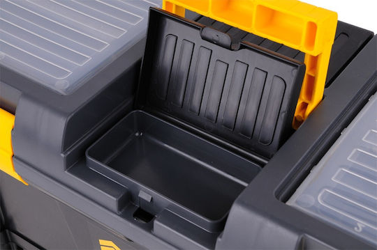Vorel Hand Tool Case Plastic with Tobacco Case Dimensions: W52.5xD25.6xH24.6cm