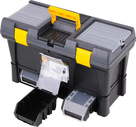 Vorel Hand Tool Case Plastic with Tobacco Case Dimensions: W52.5xD25.6xH24.6cm