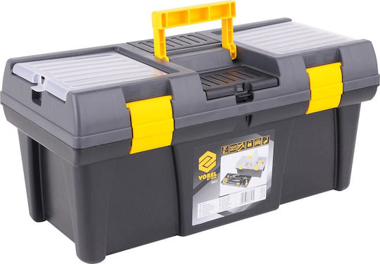 Vorel Hand Tool Case Plastic with Tobacco Case Dimensions: W52.5xD25.6xH24.6cm