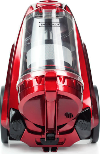 Royalty Line RL-BSCM1400.60 Vacuum Cleaner 850W Bagless 2.5lt Red