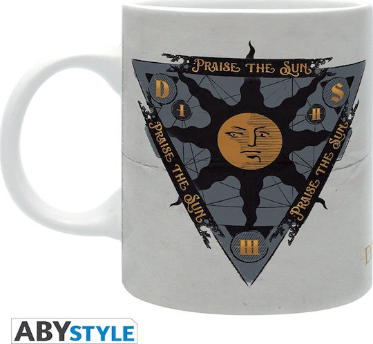 Abysse Dark Souls Praise The Sun Ceramic White Mug 320ml