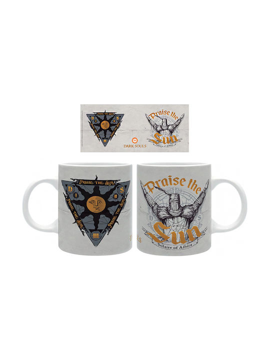 Abysse Dark Souls Praise The Sun Ceramic White Mug 320ml
