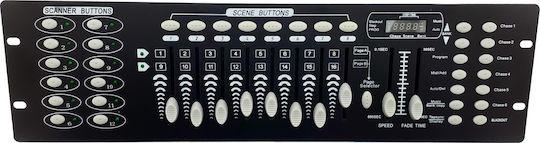Factory 512 Light DMX Controller Κονσόλα Φωτισμού με 192 Κανάλια Ελέγχου με Τοποθέτηση Rack
