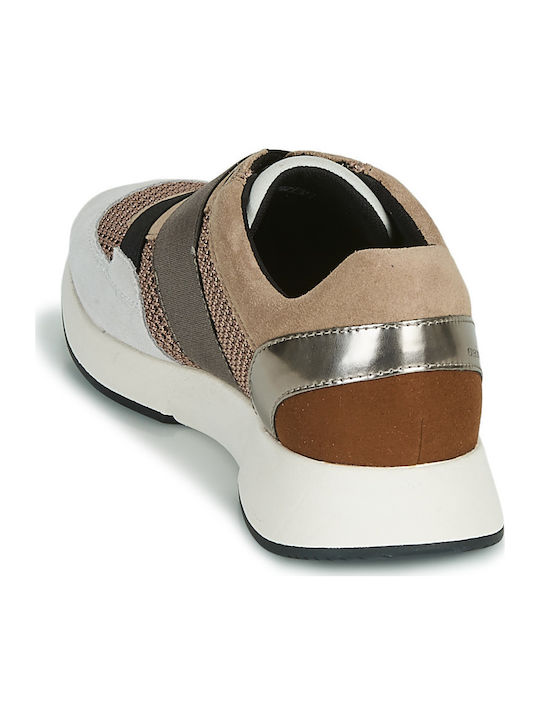 D Suzzie Anatomic Women's Leather Slip-Ons Beige