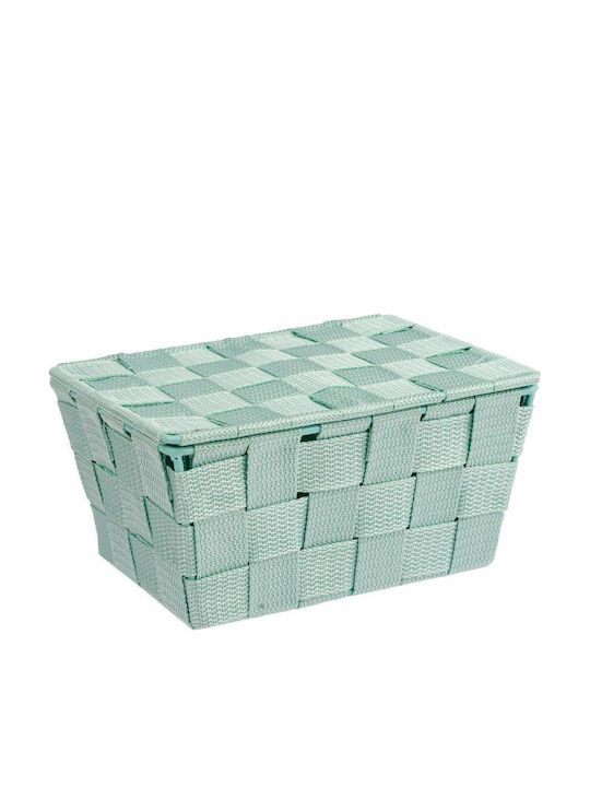 Wenko Adria Plastic Storage Box with Lid Green 19x14x10cm 1pcs