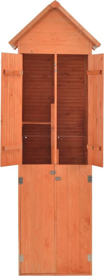 Wooden Garden Shed M0.71xW0.6xH2.13m
