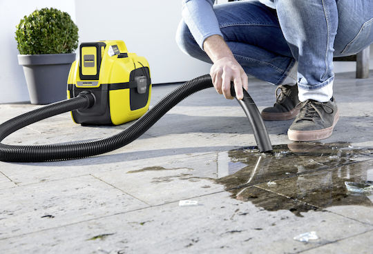 Karcher WD 1 Compact Battery Set Aspirator Reîncărcabil Lichide / Solide Recipient 7lt