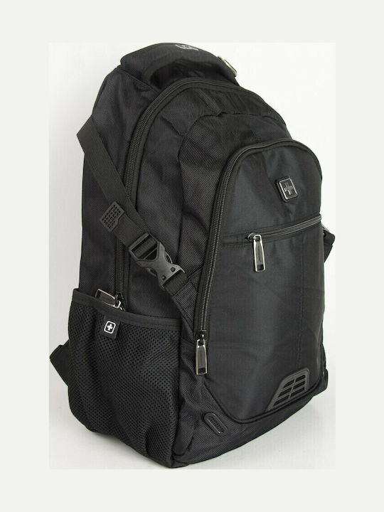 Suissewin Backpack Αδιάβροχο 26lt Μαύρο