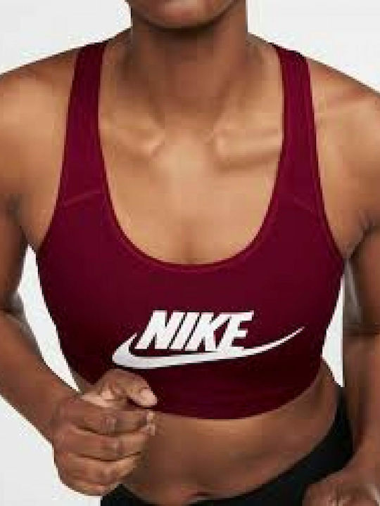 Dri-Fit Swoosh Futura Sport-BH Damen Burgundisches Sport-BH