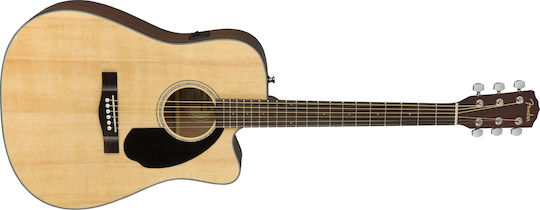 Fender Ηλεκτροακουστική Κιθάρα CD-60SCE Dreadnought Cutaway Natural