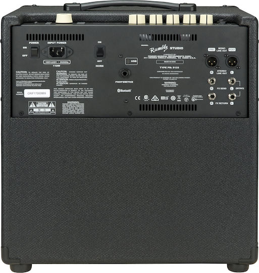 Fender Rumble Studio 40 Комбо усилвател Електрически бас 1 x 10" 40W Черен