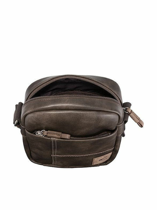 Laos Herrentasche Schulter / Crossbody Braun