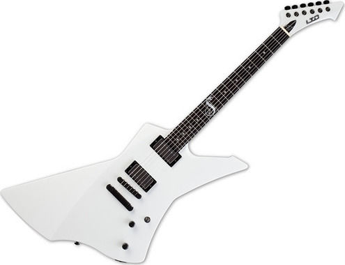 ESP LTD Snakebyte Електрическа Китара Explorer с HH Конфигурация на Пикапите Snow White