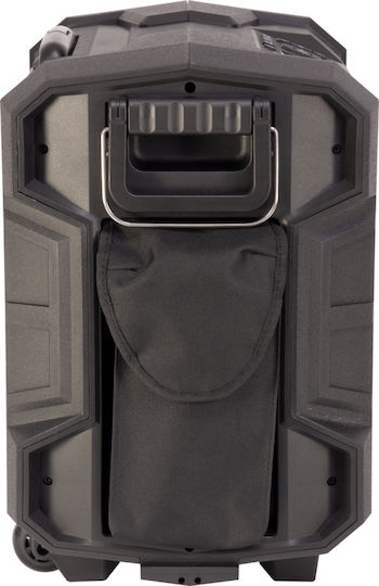 Ibiza Sound Karaoke Speaker with Wired Microphone and Lighting Effects WPORT10-300 Black