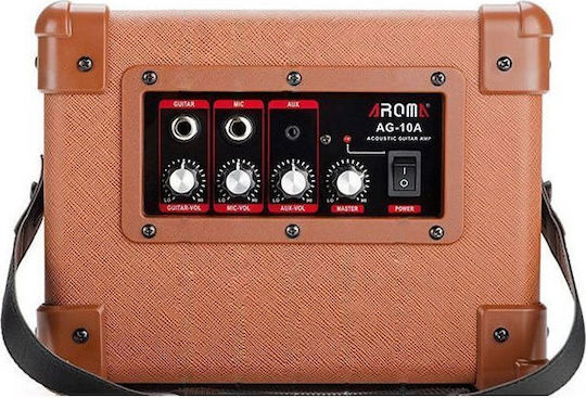Aroma AG10A Combo Amplifier for Electric Guitar 1 x 5" 10W Brown