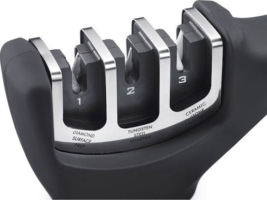 Westmark Deluxe Handheld Knife Sharpener with 3 Levels 20x4.6x7.2cm