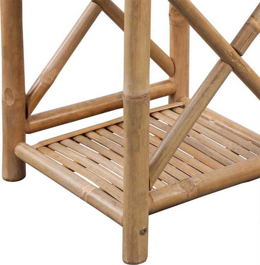 Βιβλιοθήκη Γνήσιο Χρώμα Μπαμπού 35x35x81εκ.