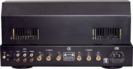 Dynavox Λαμπάτος Ολοκληρωμένος Ενισχυτής Hi-Fi Stereo VR-70E II Phono Tube Μαύρος