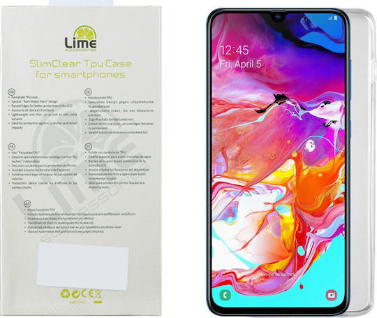 Volte-Tel Back Cover Σιλικόνης Διάφανο (Galaxy A70)