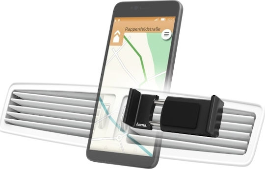 HAMA Flipper Universelle Gerätehalterung für Smartphone Auto mit verstellbaren Haken Schwarz